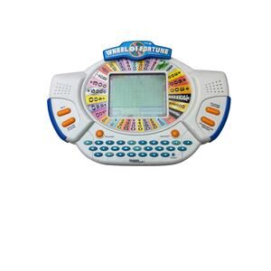 Vintage 1998 Tiger Wheel Of Fortune Handheld Electronic Game W/ Cartridge Tested